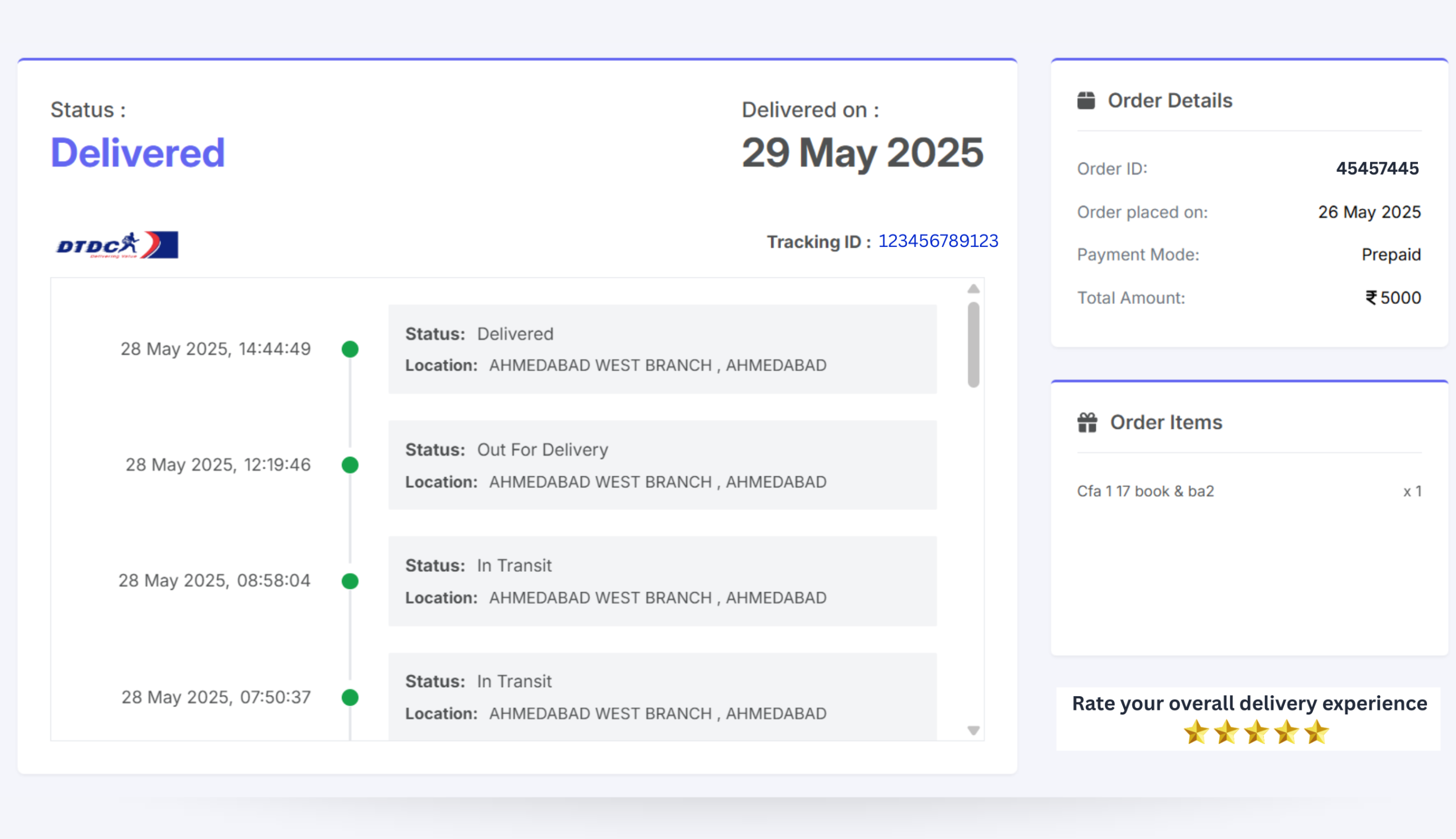 Branded Courier-Agnostic Tracking