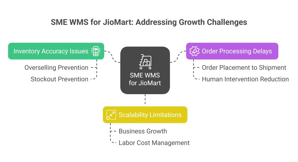 SME WMS for JioMart Addressing Growth Challenges