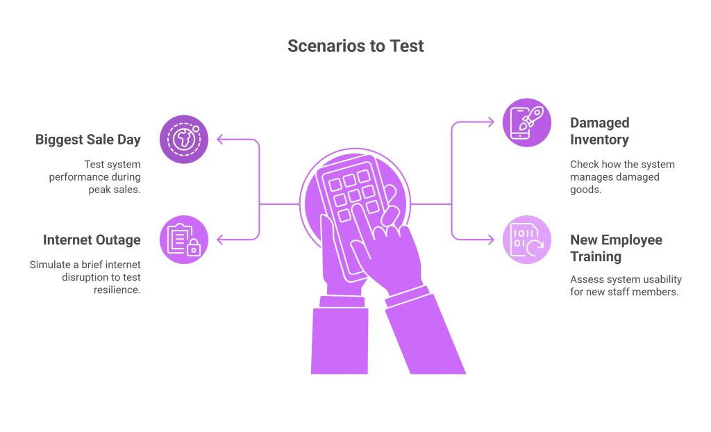 Testing and Training Scenarios to Test