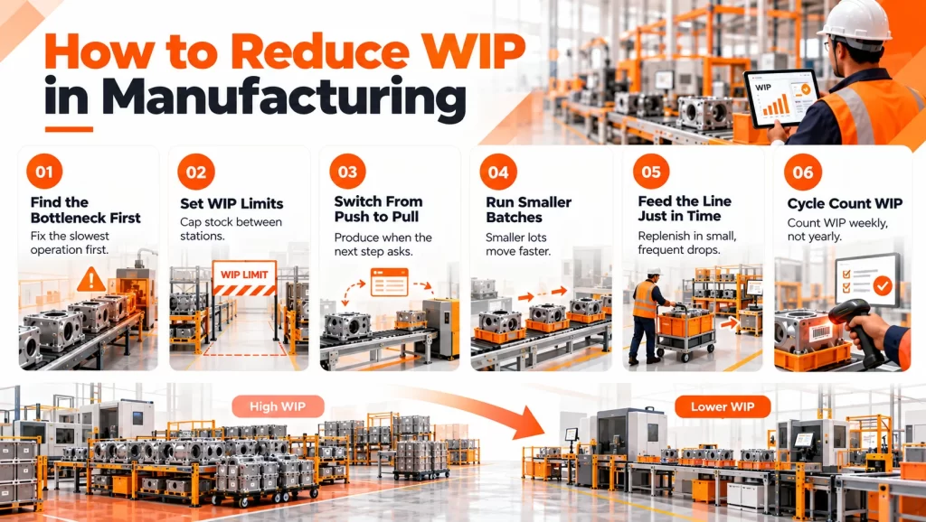 How to Reduce WIP in Manufacturing